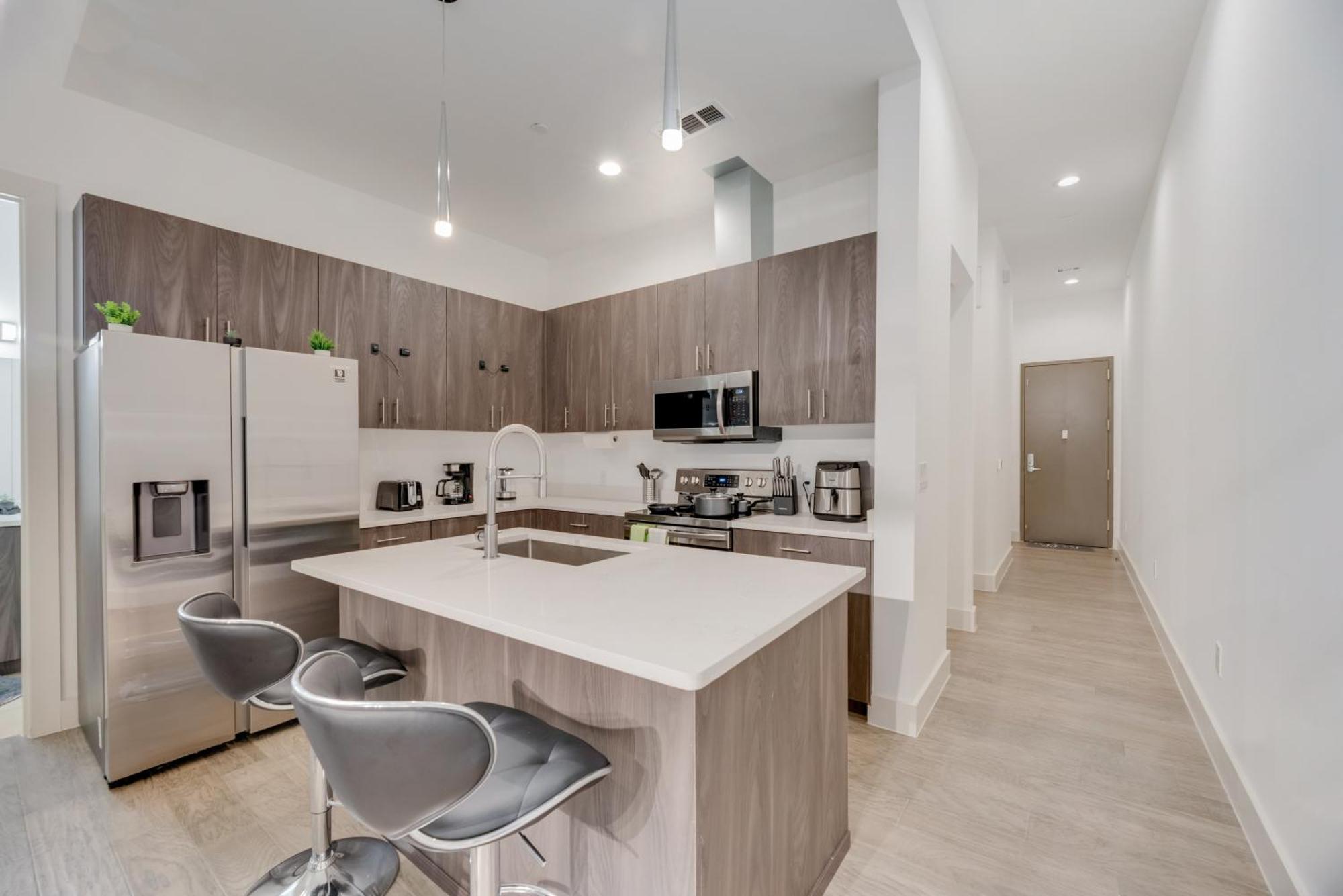 Snazzy Loft Style 2Br I Gym I Parking I Workspace 达拉斯 外观 照片