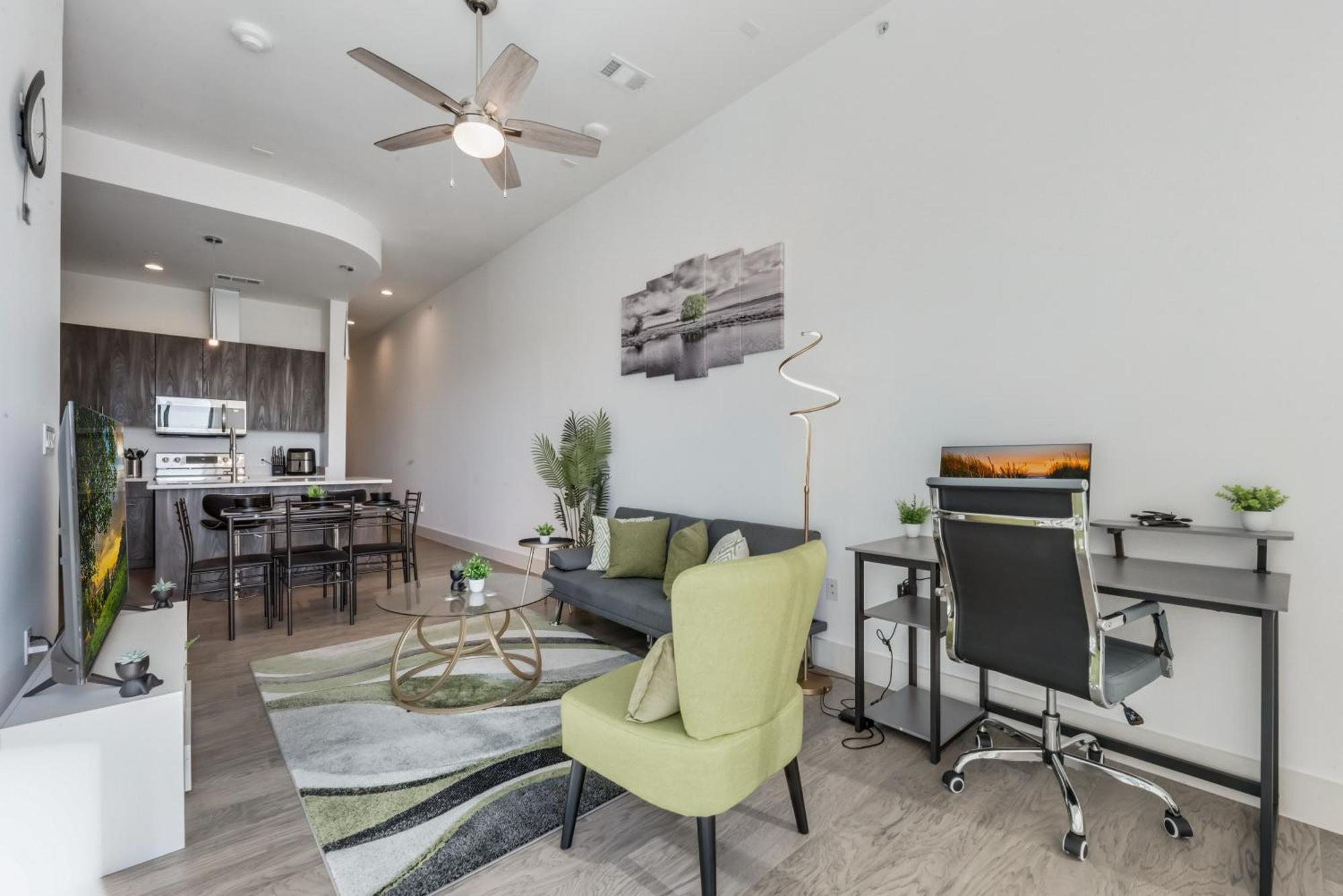 Snazzy Loft Style 2Br I Gym I Parking I Workspace 达拉斯 外观 照片